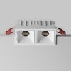 Миниатюра фото встраиваемый светодиодный светильник maytoni alfa led dl043-02-10w4k-sq-w-1 | 220svet.ru
