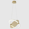 Миниатюра фото подвесной светильник crystal lux nebula sp22w led gold | 220svet.ru