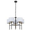 Миниатюра фото подвесная люстра arte lamp jamie a4090lm-5bk | 220svet.ru