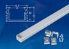 Миниатюра фото профиль (ul-00005029) uniel ufe-k10 silver/frozen 200 polybag | 220svet.ru