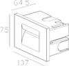 Миниатюра фото встраиваемый светильник deko-light yvette i w 763005 | 220svet.ru