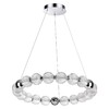 Миниатюра фото подвесная светодиодная люстра odeon light crystal 5007/60l хром | 220svet.ru