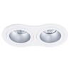 Миниатюра фото встраиваемый светильник arte lamp alkes a2161pl-2wh | 220svet.ru
