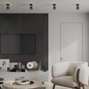 Миниатюра фото накладной светодиодный светильник novotech aristo 359338 черный | 220svet.ru