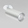 Миниатюра фото встраиваемый светодиодный спот elektrostandard diffe 25052/led серебряный a058172 | 220svet.ru