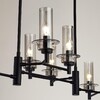 Миниатюра фото потолочная люстра на штанге lumion madonna 6555/8c черный | 220svet.ru