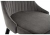 Миниатюра фото стул kora dark gray / black | 220svet.ru