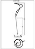 Миниатюра фото торшер arte lamp hyperbola a1987pn-28bk | 220svet.ru