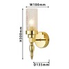 Миниатюра фото бра favourite anima 2812-1w | 220svet.ru