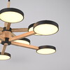Миниатюра фото потолочная люстра на штанге с пультом ду imperium loft turna 229085-26 | 220svet.ru