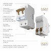 Миниатюра фото автоматический выключатель 2p 25a c 6ка werkel w902p256 | 220svet.ru