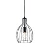 Миниатюра фото подвесной светильник ideal lux ampolla-2 sp1 nero | 220svet.ru