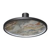 Миниатюра фото настенно-потолочные светодиодный светильник odeon light stoflake 5078/45l серо-бежевый | 220svet.ru