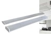 Миниатюра фото линейный светильник uniel ulo-c40b t8x2/l124 ip40 white ul-00010108 | 220svet.ru