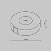 Миниатюра фото основание для текстильной ленты maytoni accessories for system parity tra130sc-1b | 220svet.ru