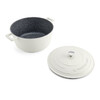 Миниатюра фото кастрюля из литого аллюминия cream 5 л mc kitchen craft | 220svet.ru