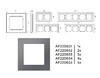 Миниатюра фото рамка 4-постовая ambrella volt alfa techno af220654 | 220svet.ru