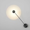 Миниатюра фото бра crystal lux alto ap5w led black | 220svet.ru