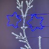 Миниатюра фото светодиодная консоль "уральские звезды" 80 х 150 см, бело-синяя, 220в ltc lc-13593 | 220svet.ru