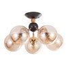 Миниатюра фото потолочная люстра arte lamp boston a4485pl-5bk | 220svet.ru