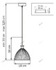 Миниатюра фото подвесной светильник lightstar simple light 810 810020 | 220svet.ru