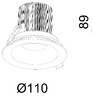 Миниатюра фото встраиваемый светильник deko-light cob back light 565224 | 220svet.ru