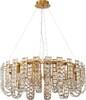 Миниатюра фото подвесная люстра хрустальная 2172/05/12p stilfort, серия umiko | 220svet.ru
