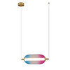 Миниатюра фото подвесной светодиодный светильник delight collection od2508 gold | 220svet.ru