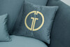 Миниатюра фото диван annette трехместный велюровый бирюзовый garda decor annette-3-2k-colt1004 | 220svet.ru