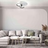 Миниатюра фото потолочная светодиодная люстра escada contour 10213/2led bl white | 220svet.ru