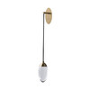 Миниатюра фото настенный светодиодный светильник delight collection mt8847-1w brass | 220svet.ru