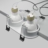 Миниатюра фото встраиваемый светильник maytoni share dl126-02-gu10-w | 220svet.ru