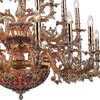 Миниатюра фото подвесная люстра lucia tucci firenze 1780.30.3 antique gold | 220svet.ru
