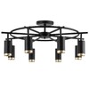 Миниатюра фото потолочная люстра lightstar rullo (571718+214437-8+203440) lr71837840 | 220svet.ru