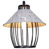 Миниатюра фото подвесная люстра reluce 02513-0.9-03 bk+wh | 220svet.ru