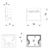 Миниатюра фото заглушка deko-light end cap h-au-01-08 set 2 pcs 979080 | 220svet.ru