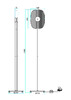 Миниатюра фото торшер maytoni eclipse mod152fl-l1bk | 220svet.ru