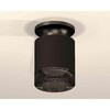 Миниатюра фото комплект накладного светильника ambrella light techno spot xs7402064 sbk/pbk/bk черный песок/черный полированный/тонированный (n7926, c7402, n7192) | 220svet.ru