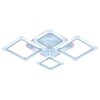 Миниатюра фото потолочная светодиодная люстра profit light 8050/2+2 wht | 220svet.ru