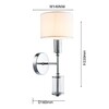Миниатюра фото бра favourite laciness 2607-1w | 220svet.ru