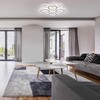 Миниатюра фото потолочная светодиодная люстра escada centauri 10263/8led bl | 220svet.ru