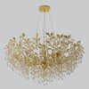 Миниатюра фото подвесная люстра crystal lux eden sp10 gold | 220svet.ru