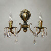 Миниатюра фото бра ambiente benisa 2226/2 pb tear drop | 220svet.ru
