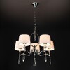 Миниатюра фото подвесная люстра eurosvet 10127/5 хром/прозрачный хрусталь strotskis smart | 220svet.ru