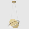 Миниатюра фото подвесной светильник crystal lux nebula sp22w led gold | 220svet.ru