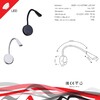 Миниатюра фото настенный светильник reluce technical 86204-9.2-001mn led5w wt | 220svet.ru