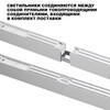 Миниатюра фото светильник линейный светодиодный novotech fatto 359606 белый | 220svet.ru
