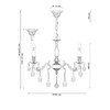 Миниатюра фото подвесная люстра lucia tucci firenze 141.5 antique | 220svet.ru