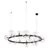 Миниатюра фото подвесная люстра arte lamp vincent a7790sp-24bk | 220svet.ru