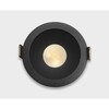 Миниатюра фото встраиваемый светильник italline it08-8041 black 3000k | 220svet.ru